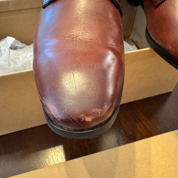 Steve Madden Parsens Tan Leather Men’s Oxford Dress Shoes main image 4